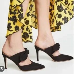 Loeffler Randall Flora black suede mule